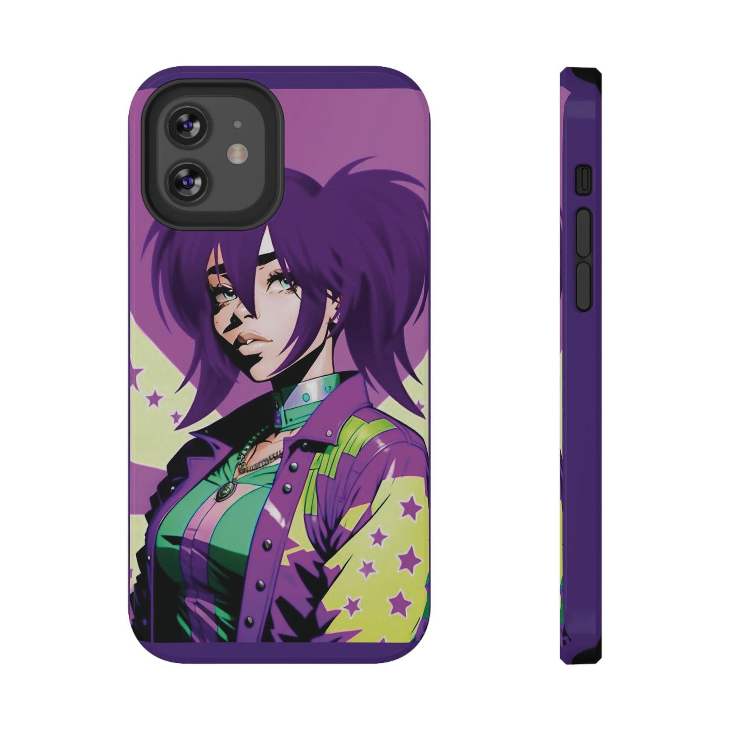 Purple Cosmo Girl iPhone Case