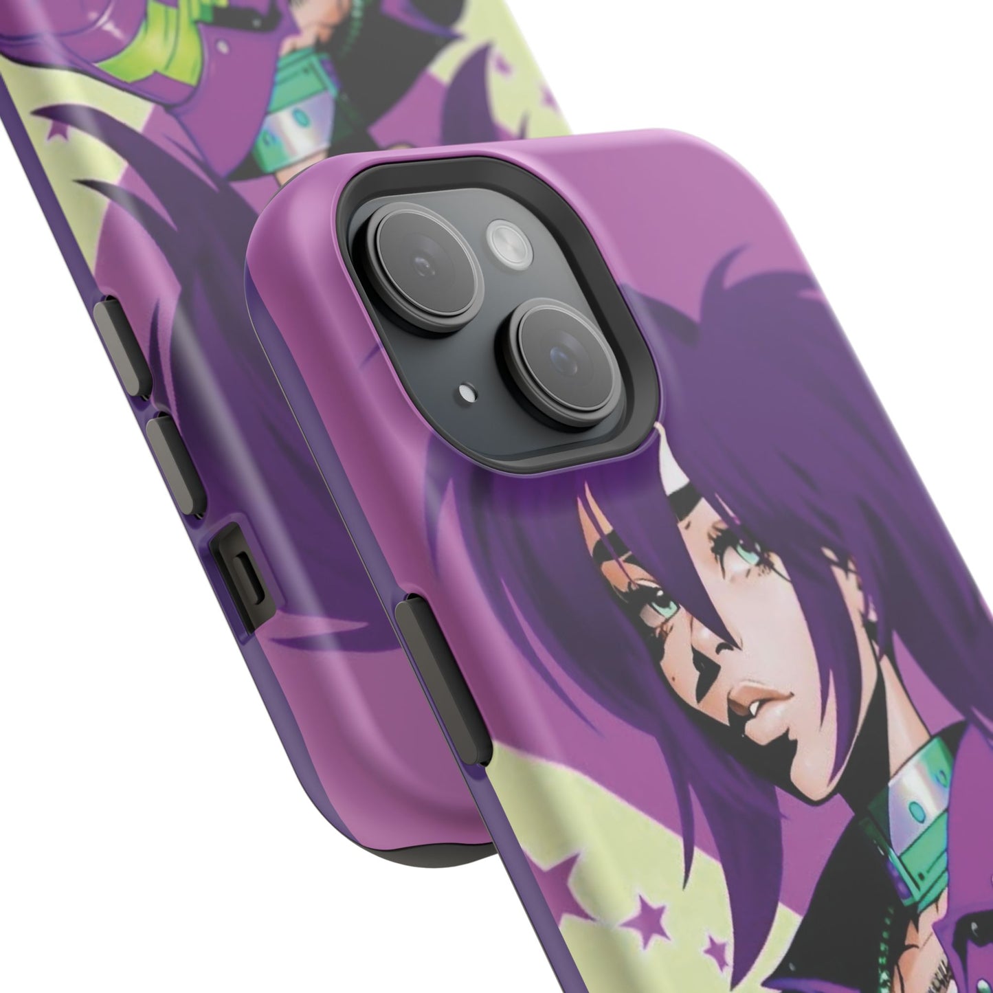 Purple Cosmo Girl iPhone Case