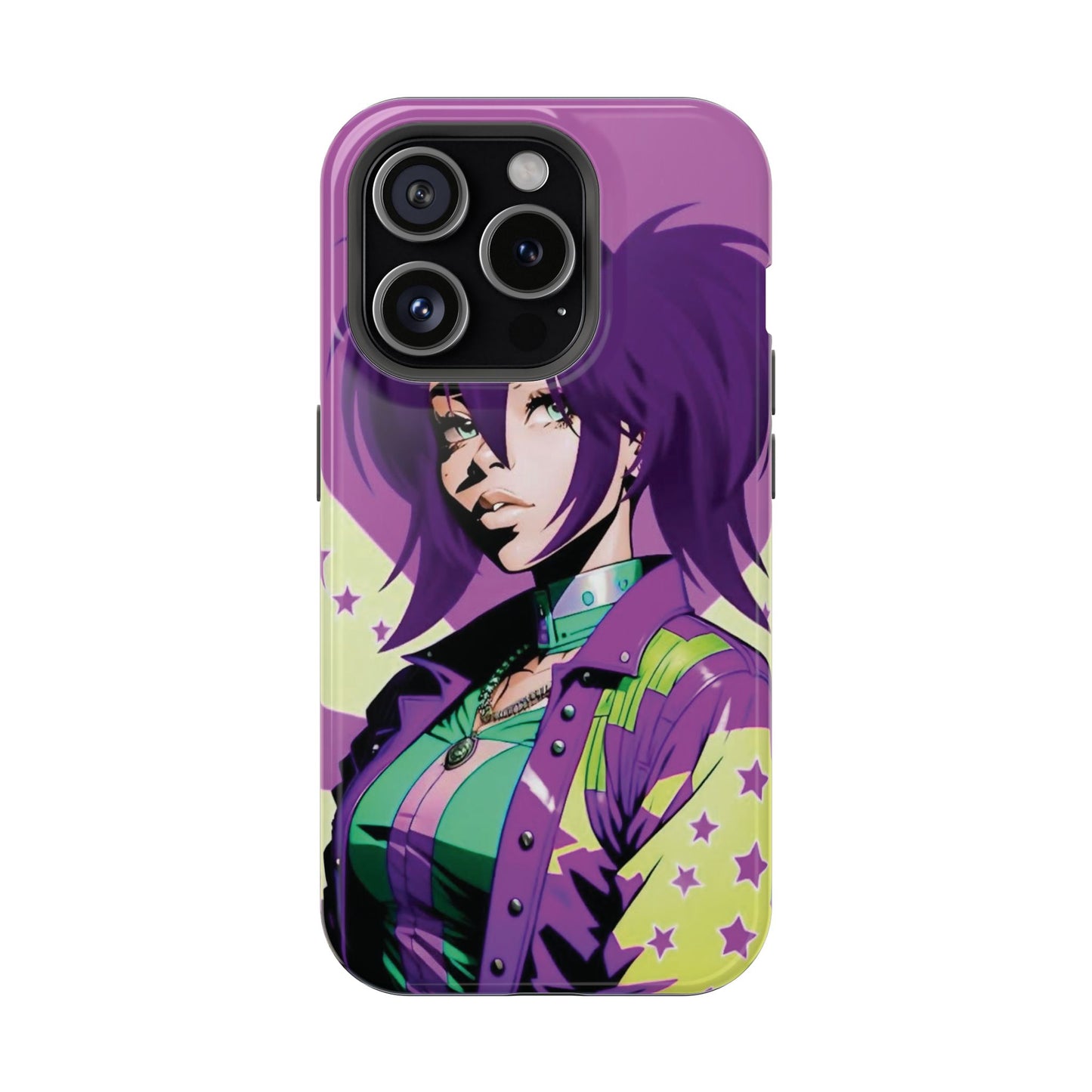 Purple Cosmo Girl iPhone Case